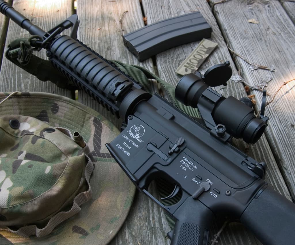 Illustrative airsoft equipment